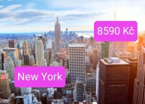 Levné letenky Vídeň - New York a zpět za 8590 Kč