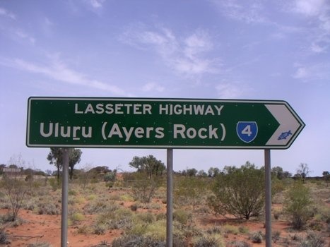 ukazatel na Ayers rock