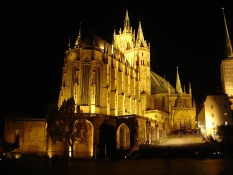 noční Erfurt