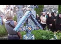 Veselý hřbitov v Rumunsku
